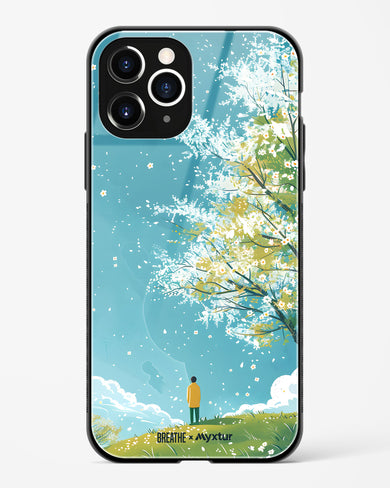 Cherry Blossom Crusade [BREATHE] Glass Case Phone Cover (Apple)