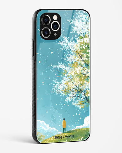 Cherry Blossom Crusade [BREATHE] Glass Case Phone Cover (Apple)