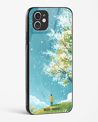 Cherry Blossom Crusade [BREATHE] Glass Case Phone Cover (Apple)