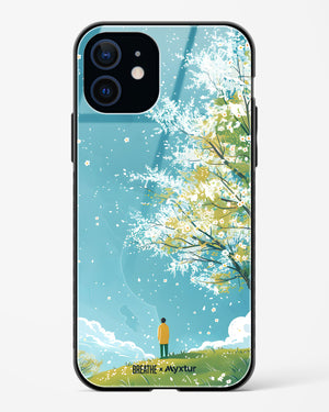 Cherry Blossom Crusade [BREATHE] Glass Case Phone Cover (Apple)