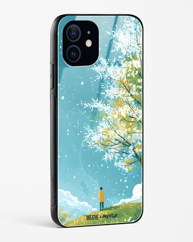 Cherry Blossom Crusade [BREATHE] Glass Case Phone Cover (Apple)