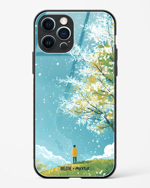 Cherry Blossom Crusade [BREATHE] Glass Case Phone Cover (Apple)