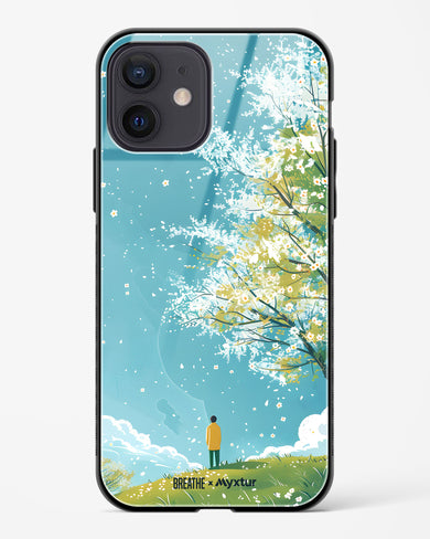 Cherry Blossom Crusade [BREATHE] Glass Case Phone Cover (Apple)