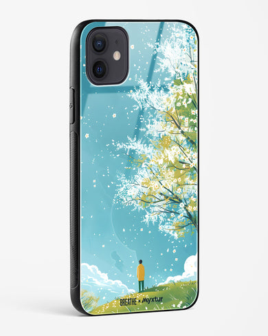 Cherry Blossom Crusade [BREATHE] Glass Case Phone Cover (Apple)