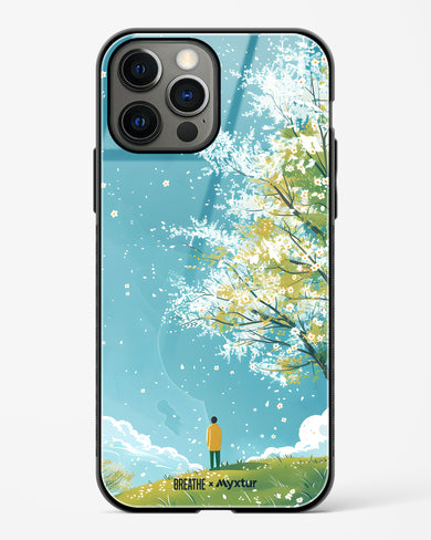 Cherry Blossom Crusade [BREATHE] Glass Case Phone Cover (Apple)