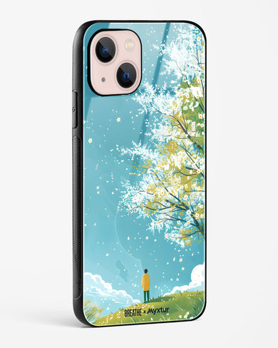 Cherry Blossom Crusade [BREATHE] Glass Case Phone Cover (Apple)