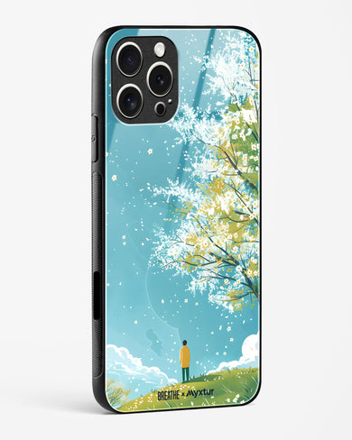 Cherry Blossom Crusade [BREATHE] Glass Case Phone Cover (Apple)