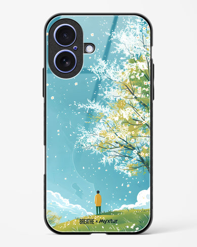 Cherry Blossom Crusade [BREATHE] Glass Case Phone Cover (Apple)