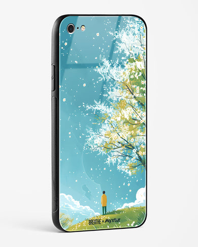 Cherry Blossom Crusade [BREATHE] Glass Case Phone Cover (Apple)