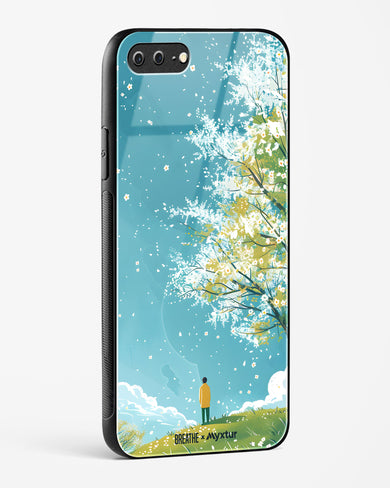 Cherry Blossom Crusade [BREATHE] Glass Case Phone Cover (Apple)