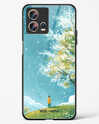 Cherry Blossom Crusade [BREATHE] Glass Case Phone Cover (Motorola)
