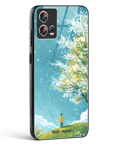 Cherry Blossom Crusade [BREATHE] Glass Case Phone Cover (Motorola)