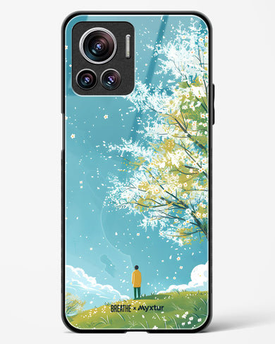 Cherry Blossom Crusade [BREATHE] Glass Case Phone Cover (Motorola)