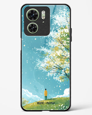 Cherry Blossom Crusade [BREATHE] Glass Case Phone Cover (Motorola)