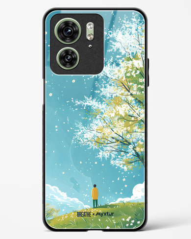 Cherry Blossom Crusade [BREATHE] Glass Case Phone Cover (Motorola)