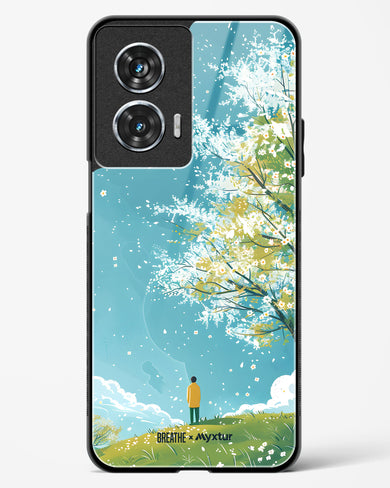 Cherry Blossom Crusade [BREATHE] Glass Case Phone Cover (Motorola)