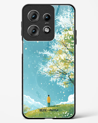 Cherry Blossom Crusade [BREATHE] Glass Case Phone Cover (Motorola)