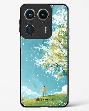 Cherry Blossom Crusade [BREATHE] Glass Case Phone Cover (Motorola)