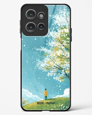 Cherry Blossom Crusade [BREATHE] Glass Case Phone Cover (Motorola)