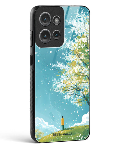 Cherry Blossom Crusade [BREATHE] Glass Case Phone Cover (Motorola)