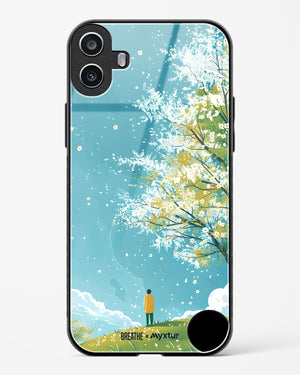 Cherry Blossom Crusade [BREATHE] Glass Case Phone Cover (Nothing)