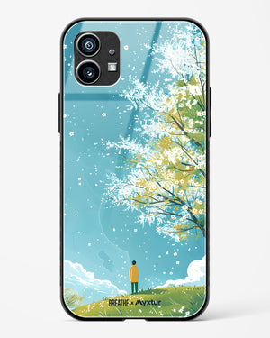 Cherry Blossom Crusade [BREATHE] Glass Case Phone Cover (Nothing)