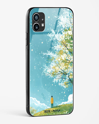 Cherry Blossom Crusade [BREATHE] Glass Case Phone Cover (Nothing)