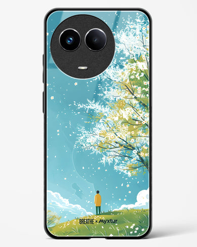 Cherry Blossom Crusade [BREATHE] Glass Case Phone Cover (Realme)