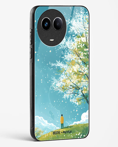 Cherry Blossom Crusade [BREATHE] Glass Case Phone Cover (Realme)