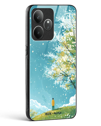 Cherry Blossom Crusade [BREATHE] Glass Case Phone Cover (Realme)