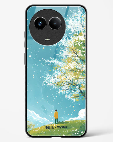 Cherry Blossom Crusade [BREATHE] Glass Case Phone Cover (Realme)