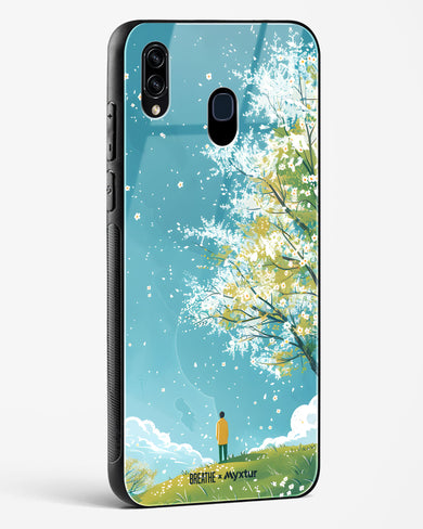 Cherry Blossom Crusade [BREATHE] Glass Case Phone Cover (Samsung)