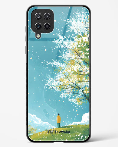 Cherry Blossom Crusade [BREATHE] Glass Case Phone Cover (Samsung)