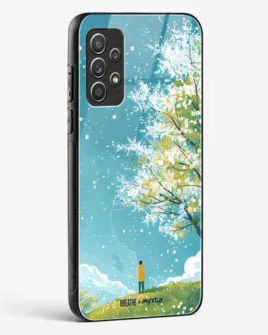 Cherry Blossom Crusade [BREATHE] Glass Case Phone Cover (Samsung)