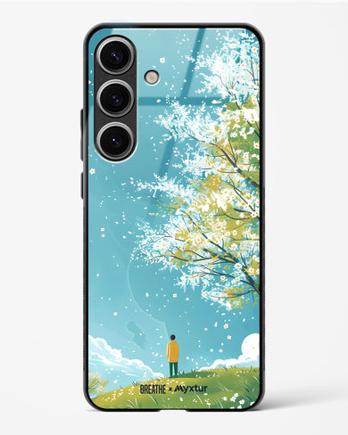 Cherry Blossom Crusade [BREATHE] Glass Case Phone Cover (Samsung)