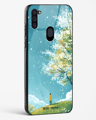 Cherry Blossom Crusade [BREATHE] Glass Case Phone Cover (Samsung)