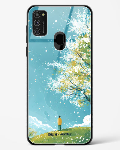 Cherry Blossom Crusade [BREATHE] Glass Case Phone Cover (Samsung)