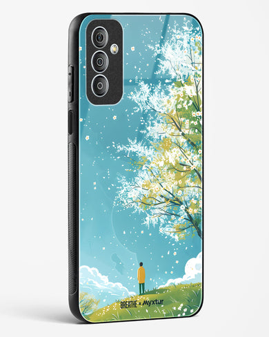 Cherry Blossom Crusade [BREATHE] Glass Case Phone Cover (Samsung)