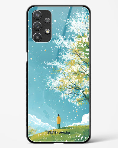 Cherry Blossom Crusade [BREATHE] Glass Case Phone Cover (Samsung)