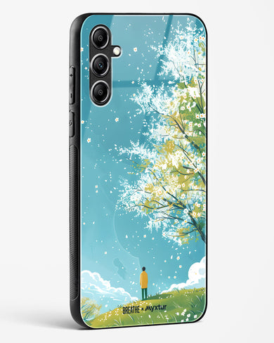 Cherry Blossom Crusade [BREATHE] Glass Case Phone Cover (Samsung)