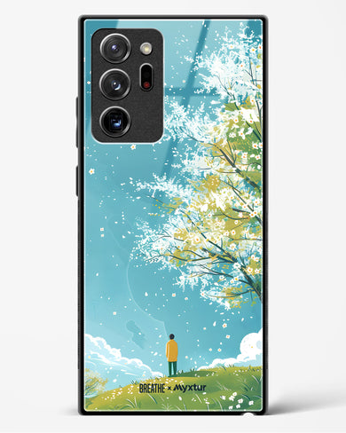 Cherry Blossom Crusade [BREATHE] Glass Case Phone Cover (Samsung)