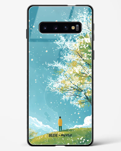 Cherry Blossom Crusade [BREATHE] Glass Case Phone Cover (Samsung)