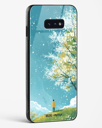 Cherry Blossom Crusade [BREATHE] Glass Case Phone Cover (Samsung)