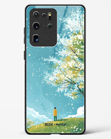 Cherry Blossom Crusade [BREATHE] Glass Case Phone Cover (Samsung)