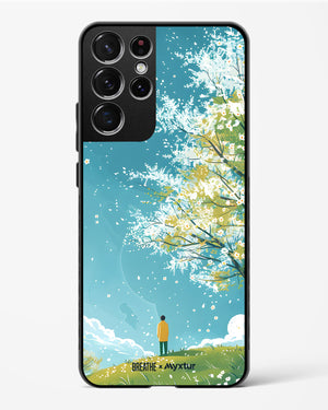 Cherry Blossom Crusade [BREATHE] Glass Case Phone Cover (Samsung)