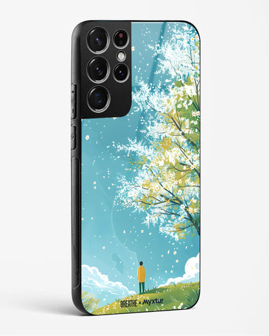 Cherry Blossom Crusade [BREATHE] Glass Case Phone Cover (Samsung)