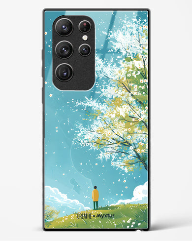 Cherry Blossom Crusade [BREATHE] Glass Case Phone Cover (Samsung)