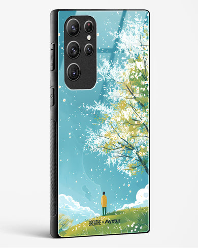 Cherry Blossom Crusade [BREATHE] Glass Case Phone Cover (Samsung)