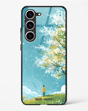 Cherry Blossom Crusade [BREATHE] Glass Case Phone Cover (Samsung)