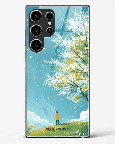 Cherry Blossom Crusade [BREATHE] Glass Case Phone Cover (Samsung)